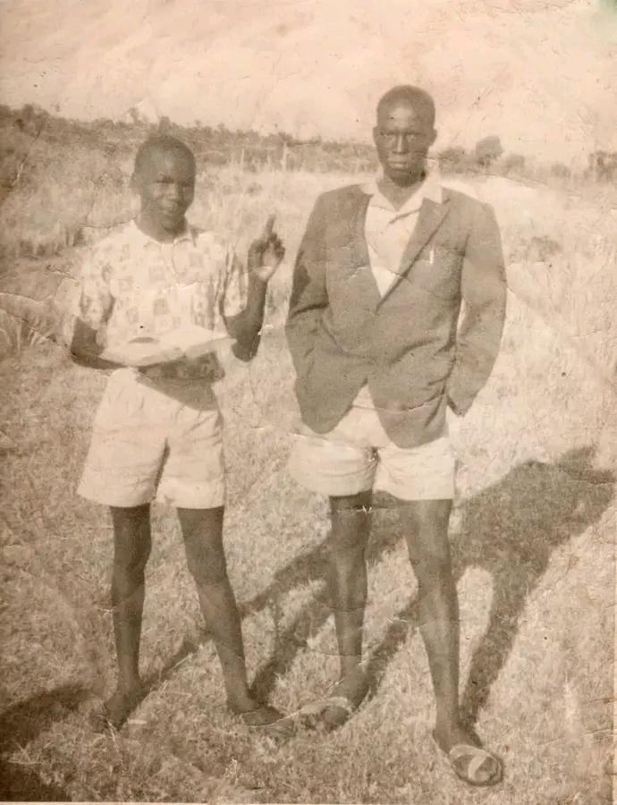 A young William Tuimising with a Bible, in the early years of his call to ministry
